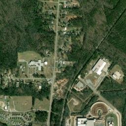 Roanoke Junction Alabama High Resolution Satellite Map