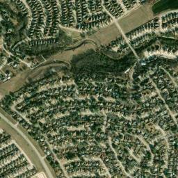 Satellite view of Pecan Valley Golf Course