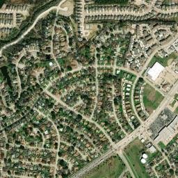 9720-9724 Leland Lane, Benbrook, TX High Resolution Satellite Map