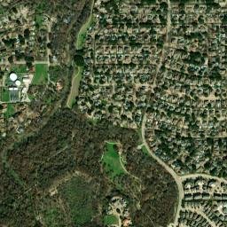 6833 Savannah Lane, Fort Worth, TX High Resolution Satellite Map