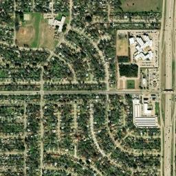 7100 South R L Thornton Freeway, Dallas High Resolution Satellite Map