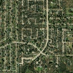 6445 Big Springs Drive, Arlington, TX High Resolution Satellite Map