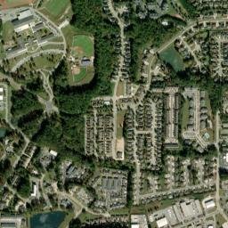 Village Hills Alabama High Resolution Satellite Map