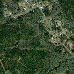 Wacoochee Valley Alabama High Resolution Satellite Map