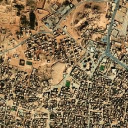 El Hadjira map(satellite map)