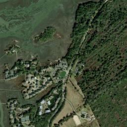 Satellite view of Cougar Point Golf Course