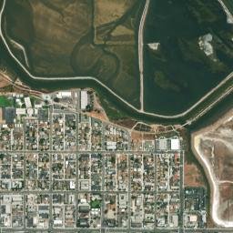 Imperial Beach map(satellite map)