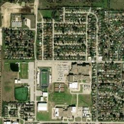 321 North Heights Drive, Crowley, TX 76036 High Resolution Satellite Map