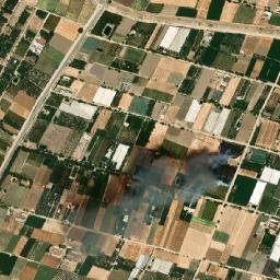 Ghahderijan map(satellite map)