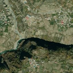 Kyelang map(satellite map)