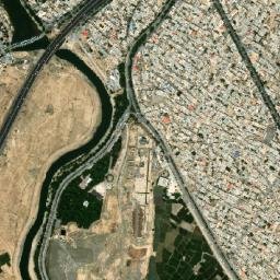 Kelishad and Soderjaan map(satellite map)