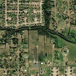 Oak Leaf map(satellite map)
