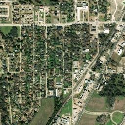 Red Oak map(satellite map)