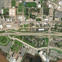 Bossier City map(satellite map)