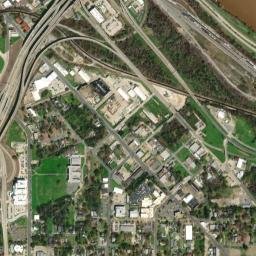 1169-1257 North Spring Street, Shreveport, LA High Resolution Satellite Map