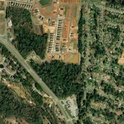 Scenic Hills Alabama High Resolution Satellite Map