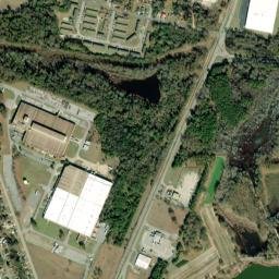 Garrett Heights Alabama High Resolution Satellite Map