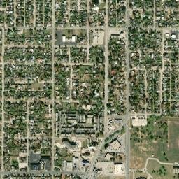1900-1998 Over Street Abilene TX High Resolution Satellite Map