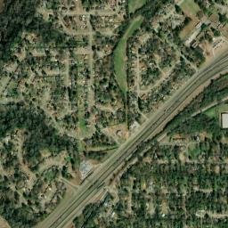 Brookview Manor Alabama High Resolution Satellite Map