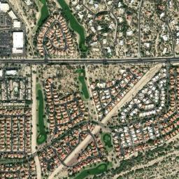 Satellite view of Pusch Ridge Golf Course (Hilton Tucson El Conquistador)