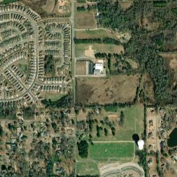 Ranchette Estates Alabama High Resolution Satellite Map