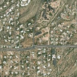 7303-7501 North Westward Look Drive High Resolution Satellite Map