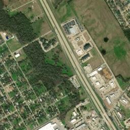 105 Chamber of Commerce Drive, Ennis, TX High Resolution Satellite Map