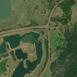 West Cedar Creek Parkway, Chatfield, TX High Resolution Satellite Map