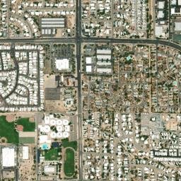 Flowing Wells map(satellite map)