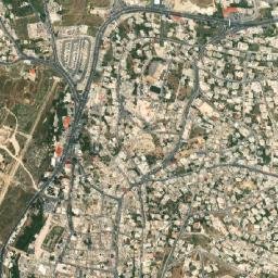 Jarash map(satellite map)