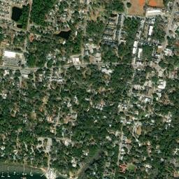 Bluffton map(satellite map)