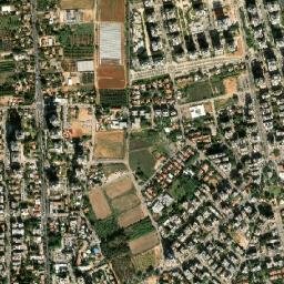 Hod HaSharon map(satellite map)