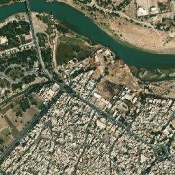 Shushtar map(satellite map)