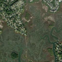 Whitemarsh Island map(satellite map)