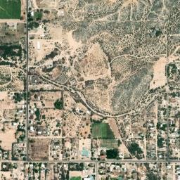 Pomerene Arizona High Resolution Satellite Map