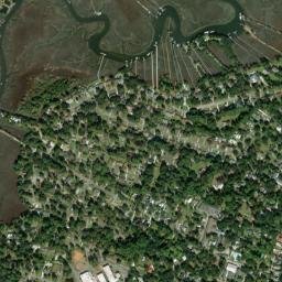 Isle of Hope map(satellite map)