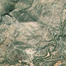 San Xavier Arizona High Resolution Satellite Map