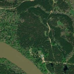 Woods Bluff Alabama High Resolution Satellite Map