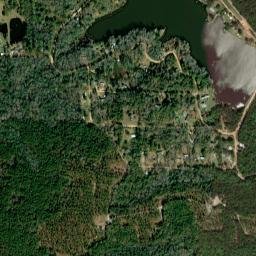 Magnolia Shores Alabama High Resolution Satellite Map