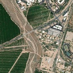 Continental Arizona High Resolution Satellite Map