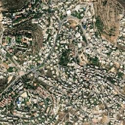 Abū Ghaush map(satellite map)