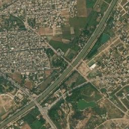 Sangla Hill map(satellite map)