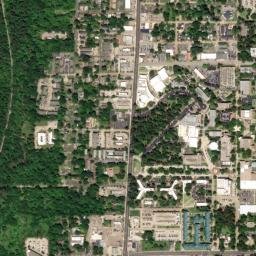 Alumni Drive, Stephen F. Austin State University, Nacogdoches High Resolution Satellite Map