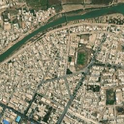 Susangerd map(satellite map)