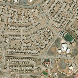 De Anza Village Arizona High Resolution Satellite Map