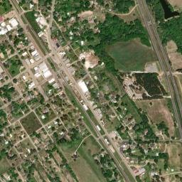 Grapeland map(satellite map)