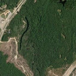 Bassetts Creek Alabama High Resolution Satellite Map