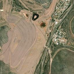 Briggs Arizona High Resolution Satellite Map