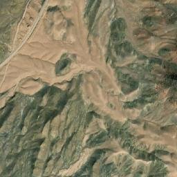 Kuhbanan map(satellite map)