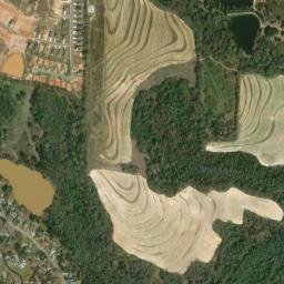 Olivers Lake Alabama High Resolution Satellite Map